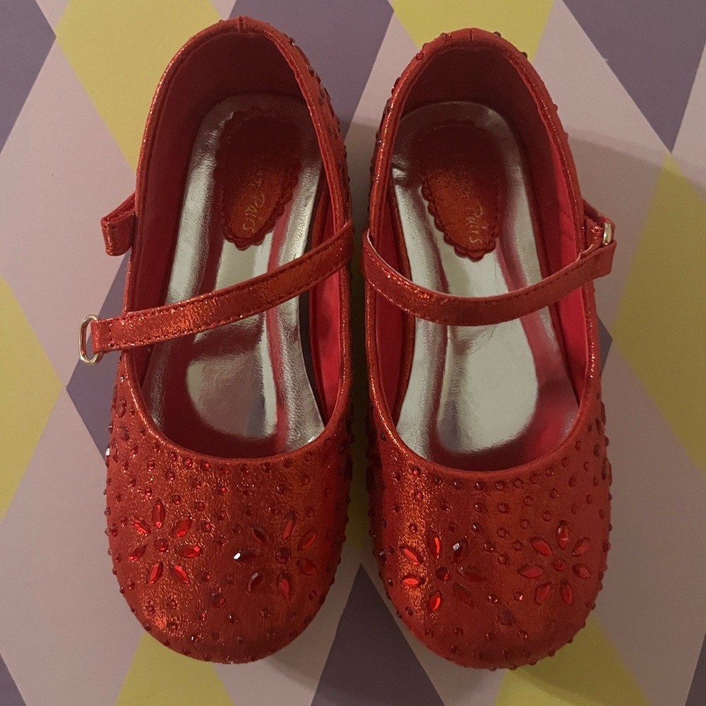Red Ruby Slippers, Princess Sparkle Shoes